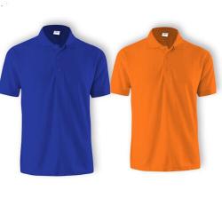 2 Set Of Short Sleeves Polo Shirt - Orange/Blue