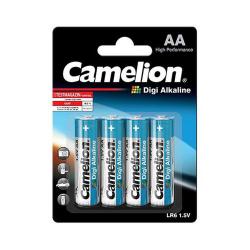 Digi Alkaline AA  Battery -  4 Pieces (LR6-BP4DG) Light blue(12Packs)