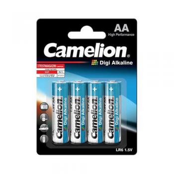 Digi Alkaline AA  Battery -  4 Pieces (LR6-BP4DG) Light blue(12Packs)