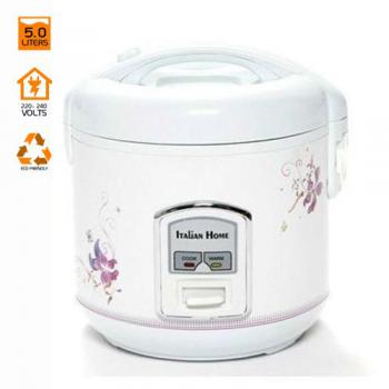 Rice Cooker With Steamer- 5 Litres - White