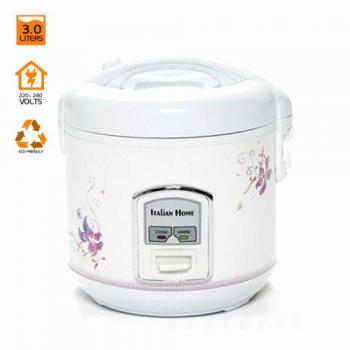 Rice Cooker With Steamer- 3 Litres - White