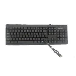Durable USB Wired Full Size Keyboard - Black
