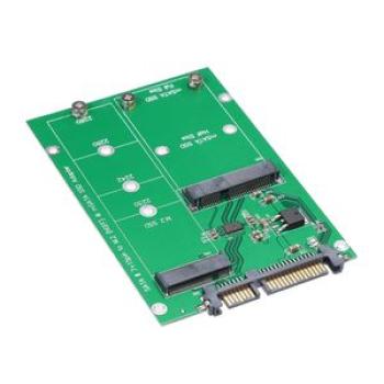 M.2 NGFF to SATA Adapter Card MSATA SSD to SATA III Converter Support 2230 2242 2260 2280