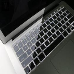 English Rubber Keyboard Cover Protector for Macbook Air 13 Gray