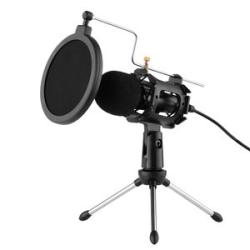Video Microphone Kit with Mini Microphone Tripod