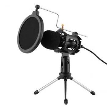 Video Microphone Kit with Mini Microphone Tripod