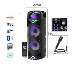 Portable Bluetooth Speaker With Mic- Black