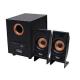TP-25 Bluetooth Super Bass 2.1 USB Subwoofer With Remote Control - Black/Gold