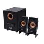 TP-25 Bluetooth Super Bass 2.1 USB Subwoofer With Remote Control - Black/Gold