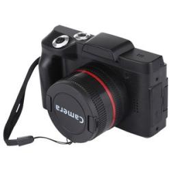Interpolation Flip Screen Digital Camera - 1.3 Mega Pixel - Black