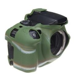 Silicone Armor Skin Case Camera Cover Protector Bag For Nikon D3300 D3400 Camouflage