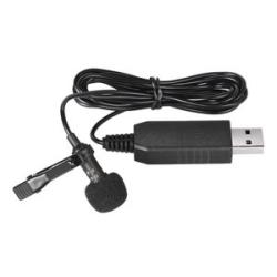 150cm Portable Mini Clip-on Omni-Directional Stereo USB Mic