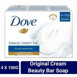 Original Cream Beauty Bar Soap - 4 x 100g