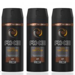Dark Temptation Body Spray Deodorant -150ml x 3 Pieces