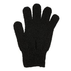 Exfoliating Glove Full Body Scrub Dead Cells Soft Skin Blood Circulation-Black