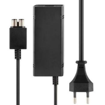 EU Plug AC Power Supply / AC Adapter for XBOX 360 Slim Console(Black)