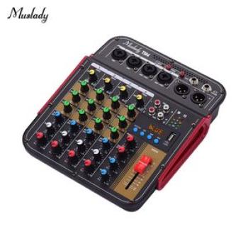 Muslady TM4 Digital 4-Channel Audio Mixer Mixing Console