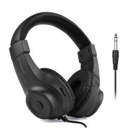 Wired Stereo Monitor Headphones Over-ear Headset With 50mm