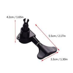 4pcs 2 Left 2 Right Bass Full Closed Tuner Pegs String.