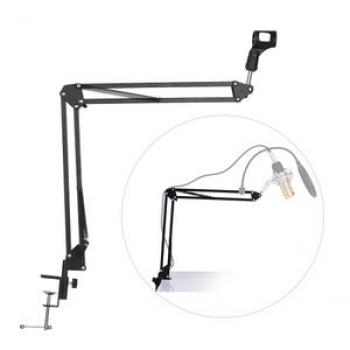Adjustable Microphone Stand Suspension Boom Scissor Arm Mic