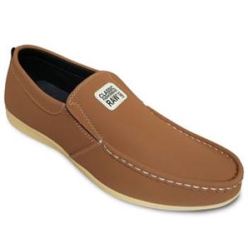 Slip On Casual Shoe- Brown