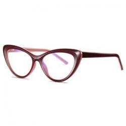 Womens Computer Glasses Blue Light Blocking Cat Eye Frames