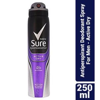 Antiperspirant Deodorant Spray For Men - Active Dry - 250ml