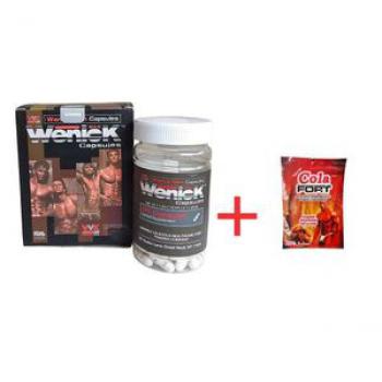 Penis Enlargement Pills - 60 Capsules + Cola Powder - 20g