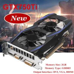 GTX750Ti 2GB GDDR5 128Bit Graphics Card -E VGA DVI HDMI For NVIDIA GeForce Hot