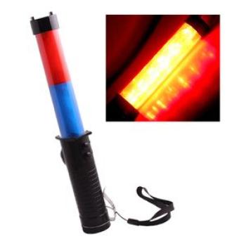 Traffic Wand Led Light Safety Road Control Stick Signal Red and Blue
