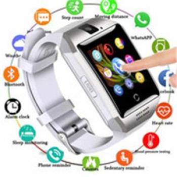 Curved Screen Smart Watch SIM Card Camera Video Fitness