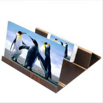 12 Inch New Wood Mobile Phone Screen Amplifier Hd Video Projection Bracket