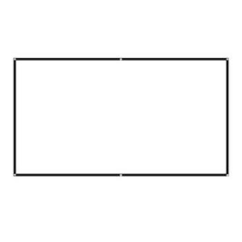 100 inches Projector Screen Widescreen 16:9 Portable