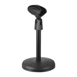 Portable Fixed Desk Microphone Stand Mic Holder with Clip