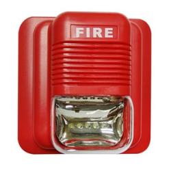 Fire Alarm Warning Strobe  Horn Sound & Strobe Alert