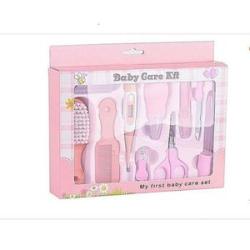 Baby Grooming Kit - 10 Pieces Pink