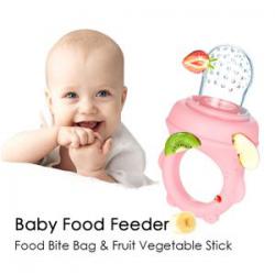 Baby Food Feeder Fresh Fruit Vegetable Feeder Silicone