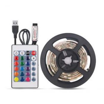 DC5V 120 LEDs RGB Strip Light with Remote Control - Multicolour