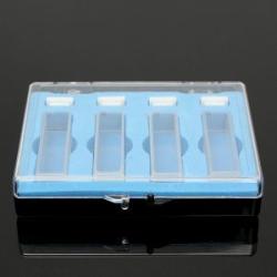 4pcs 3.5ml Optical Quartz Cuvettes 10mm Cuvette Cell Spectrometer With Box