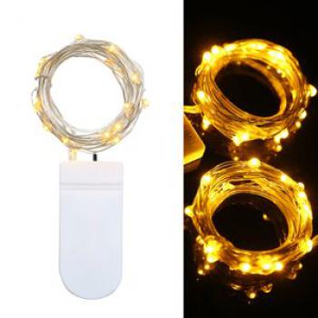 3M/9.8FT 30 LED Fairy Starry Copper Wire String Battery