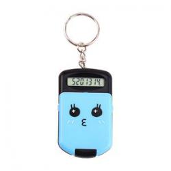 Mini Calculator Cute Cartoon With Keychain 8 Digits Display