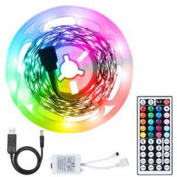LEDs Strip Light Set USB RGB Flexible LED Rope Lighting