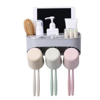 Multi-functional Wall-mounted Toothbrush Holder Storage