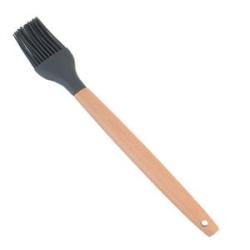 1 Set Wooden Handle Non-Stick Kitchenware Heat Resistant Kitchen Cooking black & wood color