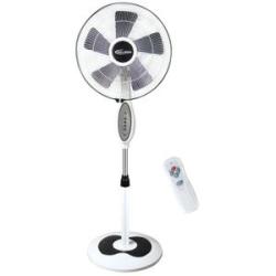 DSF-16R 16" Remote Standing Fan - White/Black