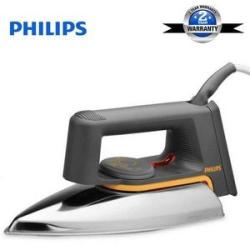 Durable Electric Dry Iron - 1000W - Silver/Grey