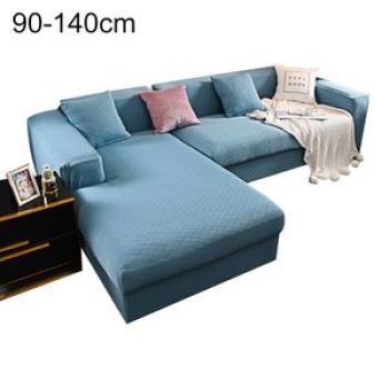 Fashion Solid Color Sofa Elastic Full Cover Couch-Blue