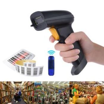 2.4G Wireless Handheld Barcode Scanner Bar Code Reader with