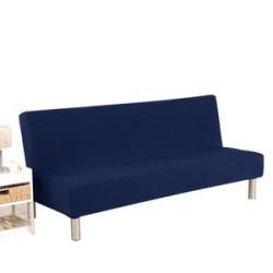 Sofa Cover All Inclusive Without Armrest Folding Bed Cushion-Navy