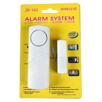 Wireless Security Door and Window Alarm - White